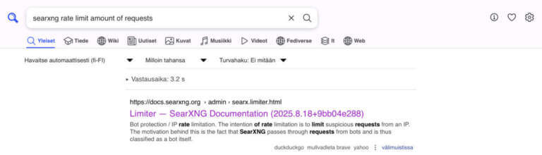 Read more about the article SearXNG ja ValkeyDB:n asennus