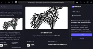 Read more about the article Mastodon onion-verkossa